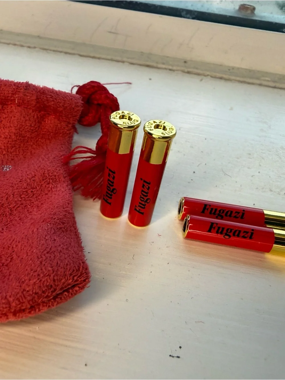 FUGAZI “Slug” Shotgun Shell Metal Lace Charm Set RARE GRAIL